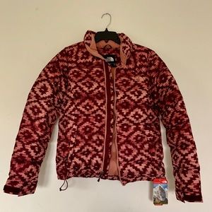 NWT The North Face Patterned Down Jacket